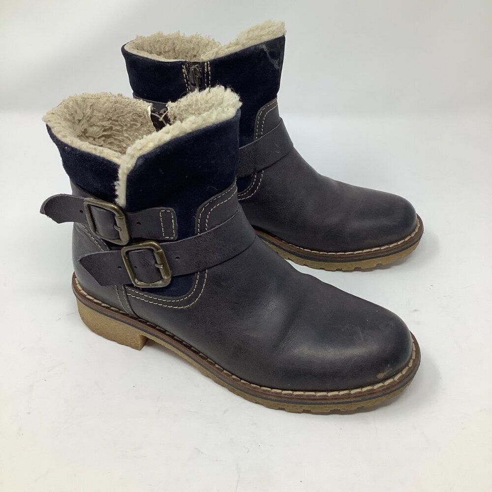 Eric Michael women's Alaska ankle boots 36 leather brown Portugal zip